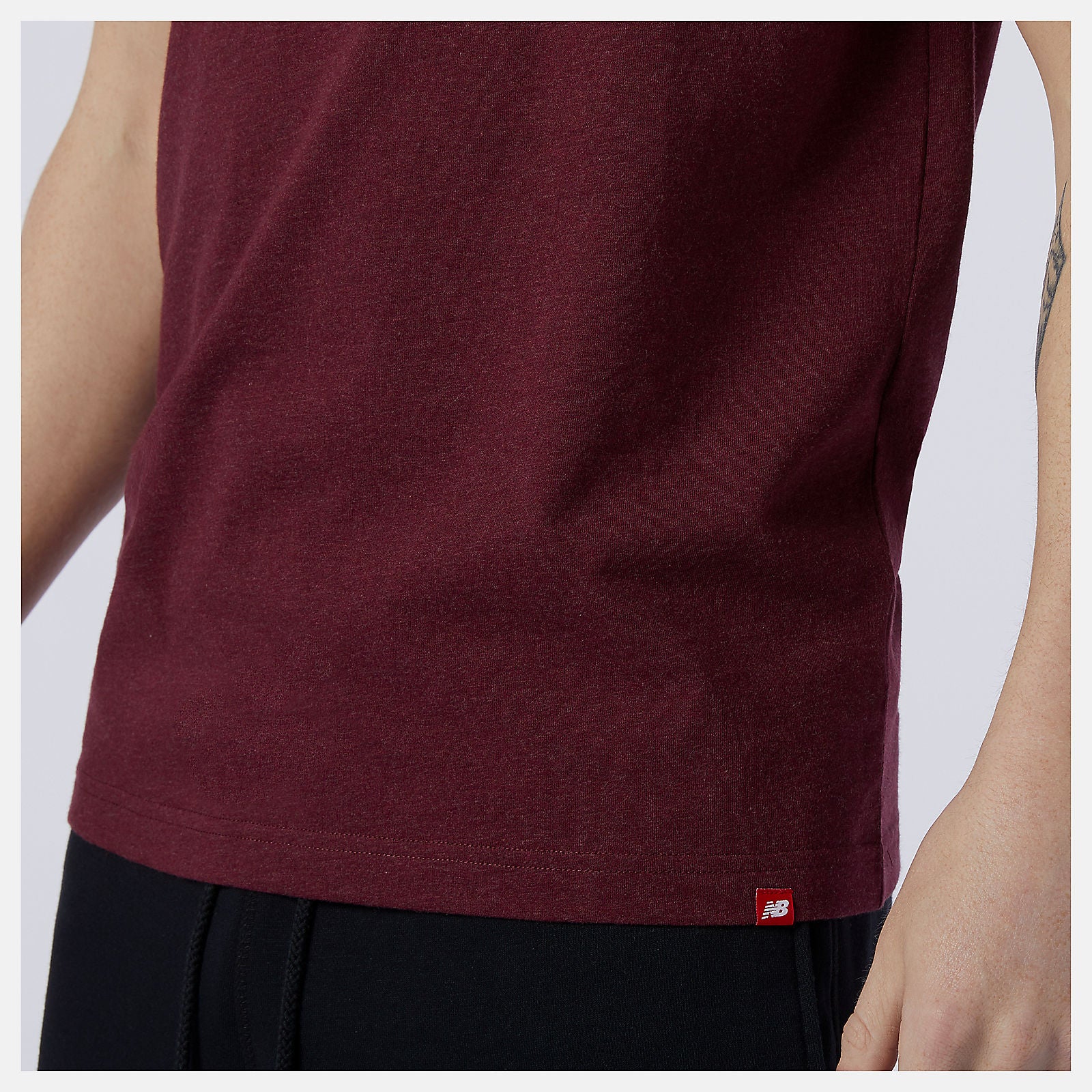 New Balance Essentials Stacked Logo Tee