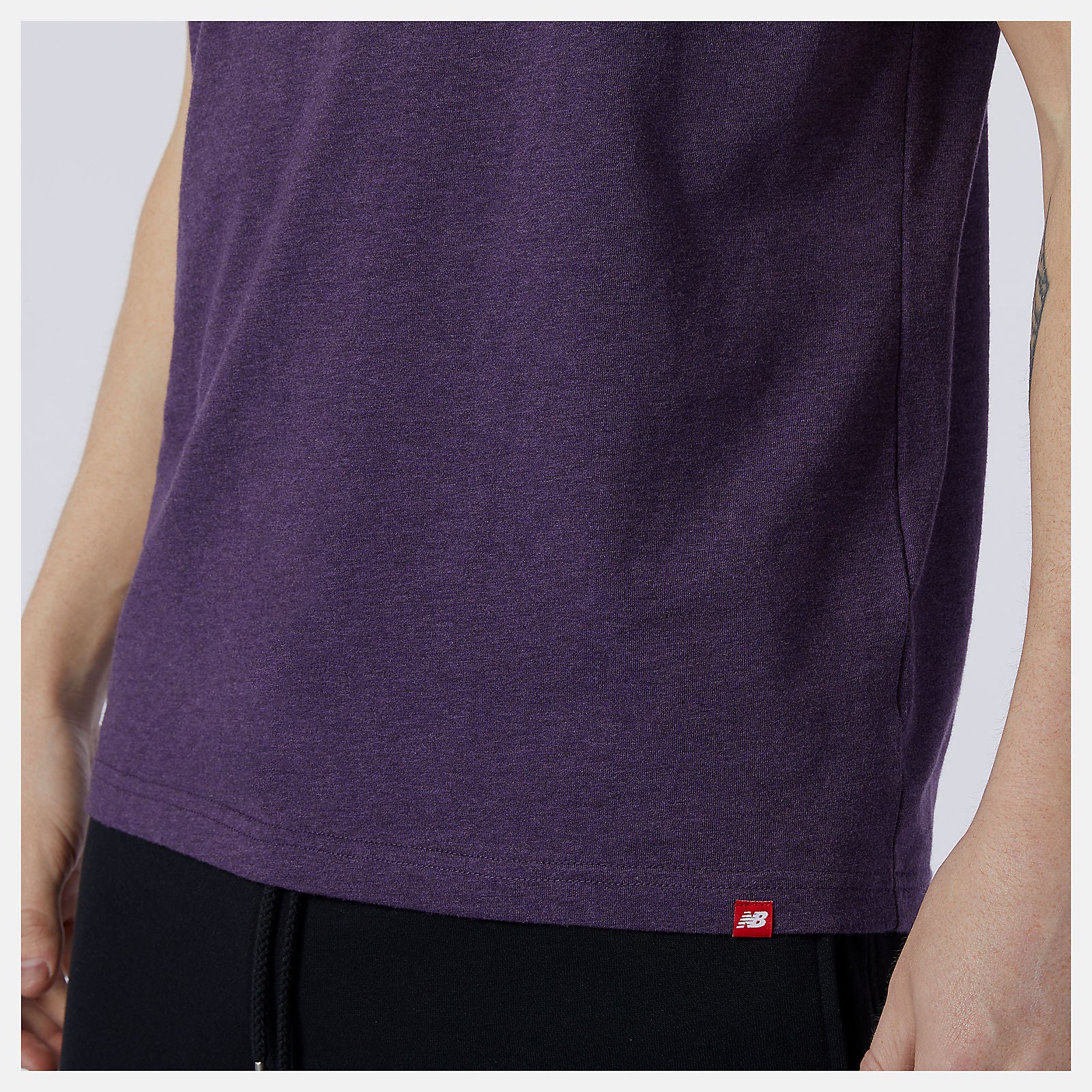 New Balance Essentials Stacked Logo Tee