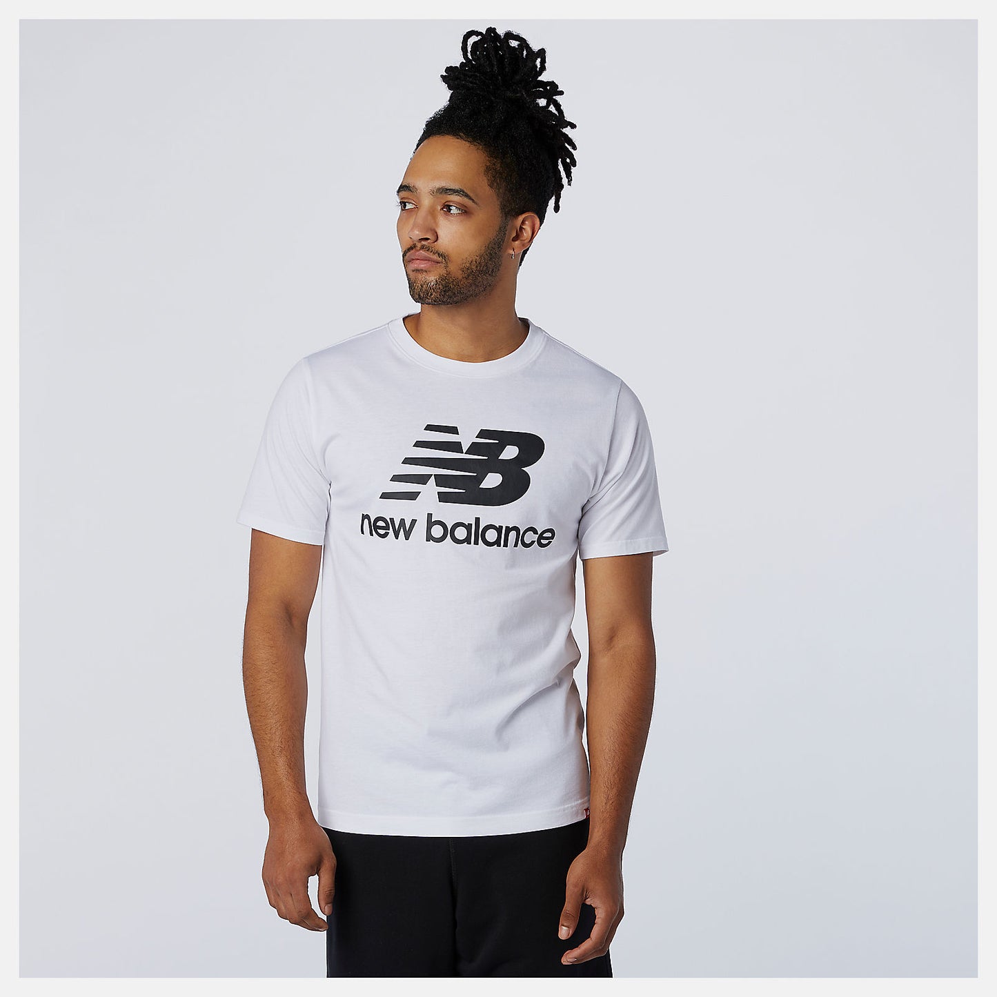 New Balance Essentials Stacked Logo Tee