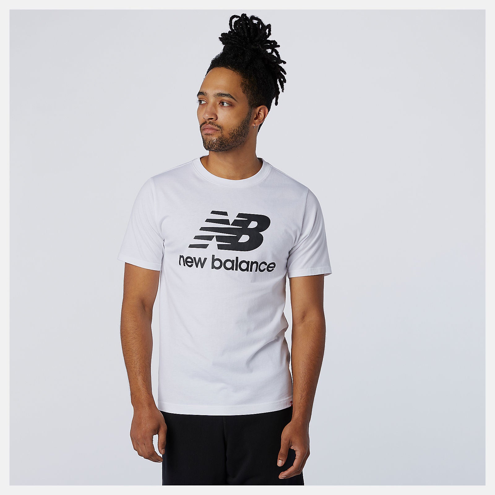 New Balance Essentials Stacked Logo Tee