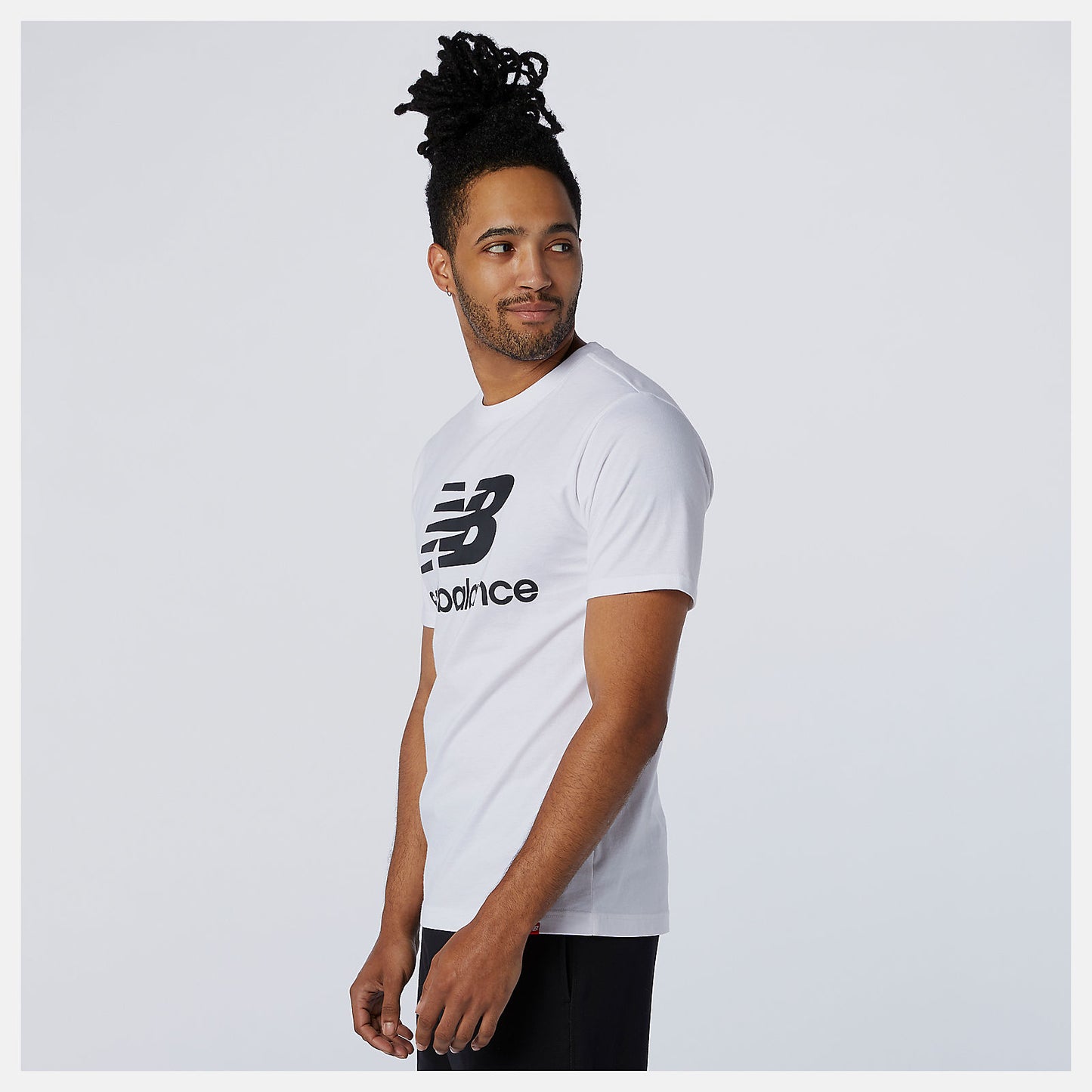 New Balance Essentials Stacked Logo Tee