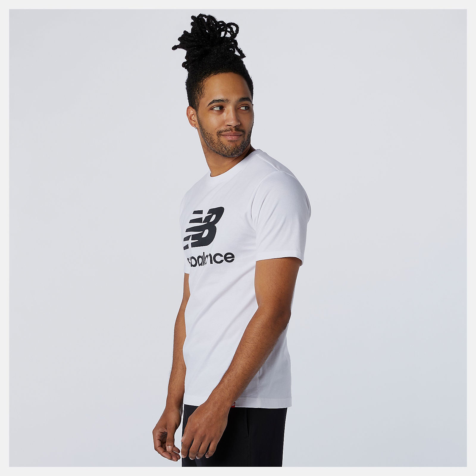 New Balance Essentials Stacked Logo Tee