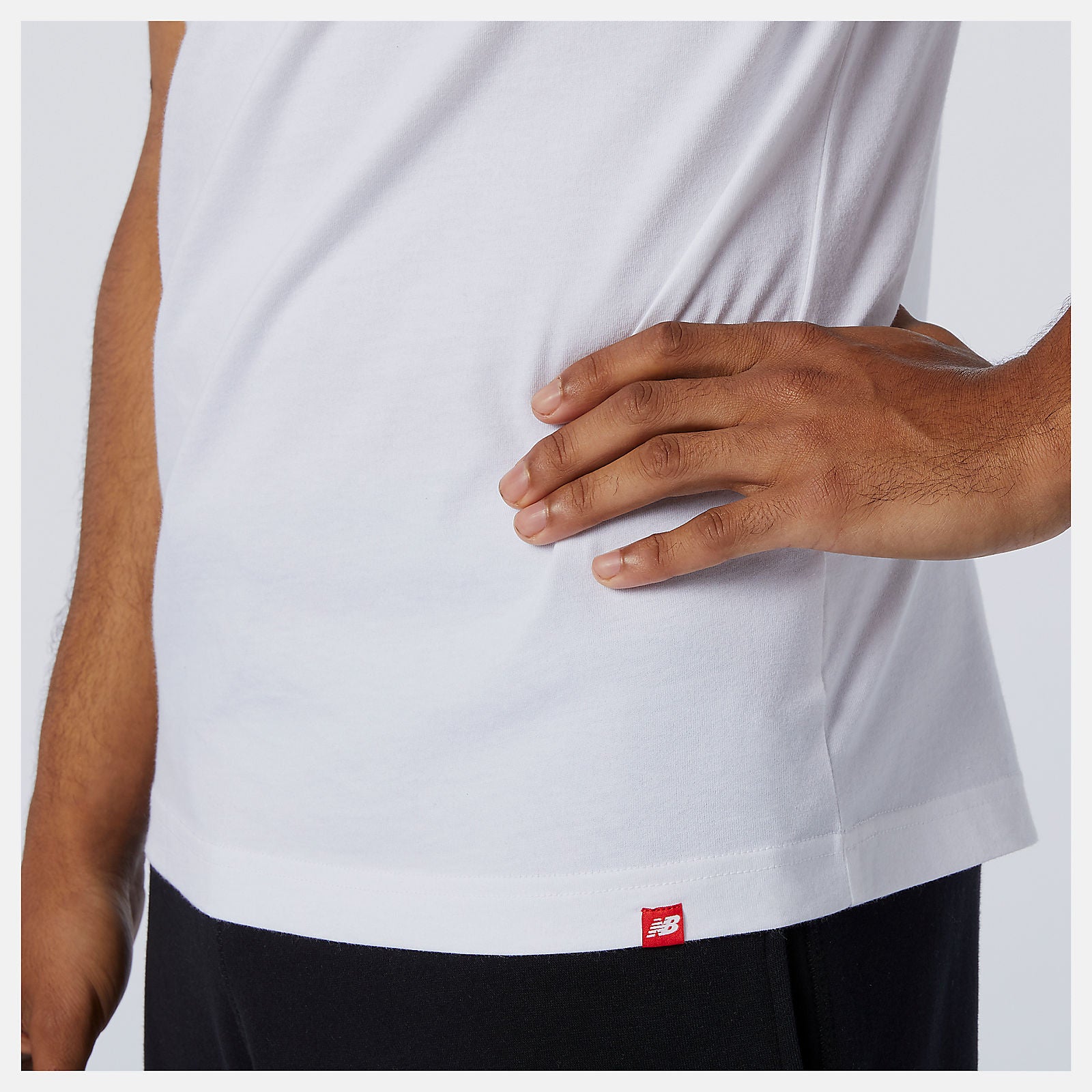 New Balance Essentials Stacked Logo Tee
