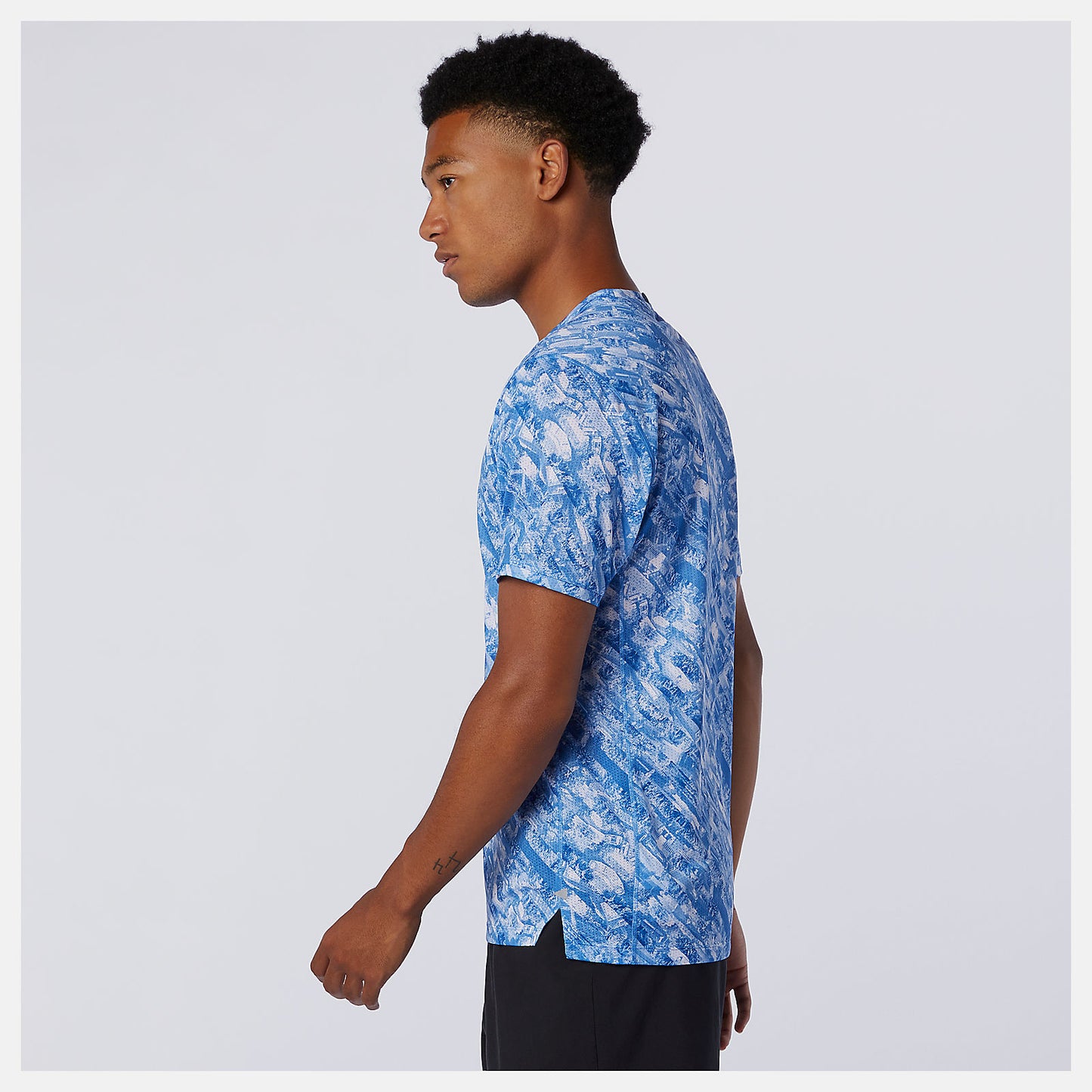 New Balance NYC Marathon Printed Impact Run Short Sleeve
