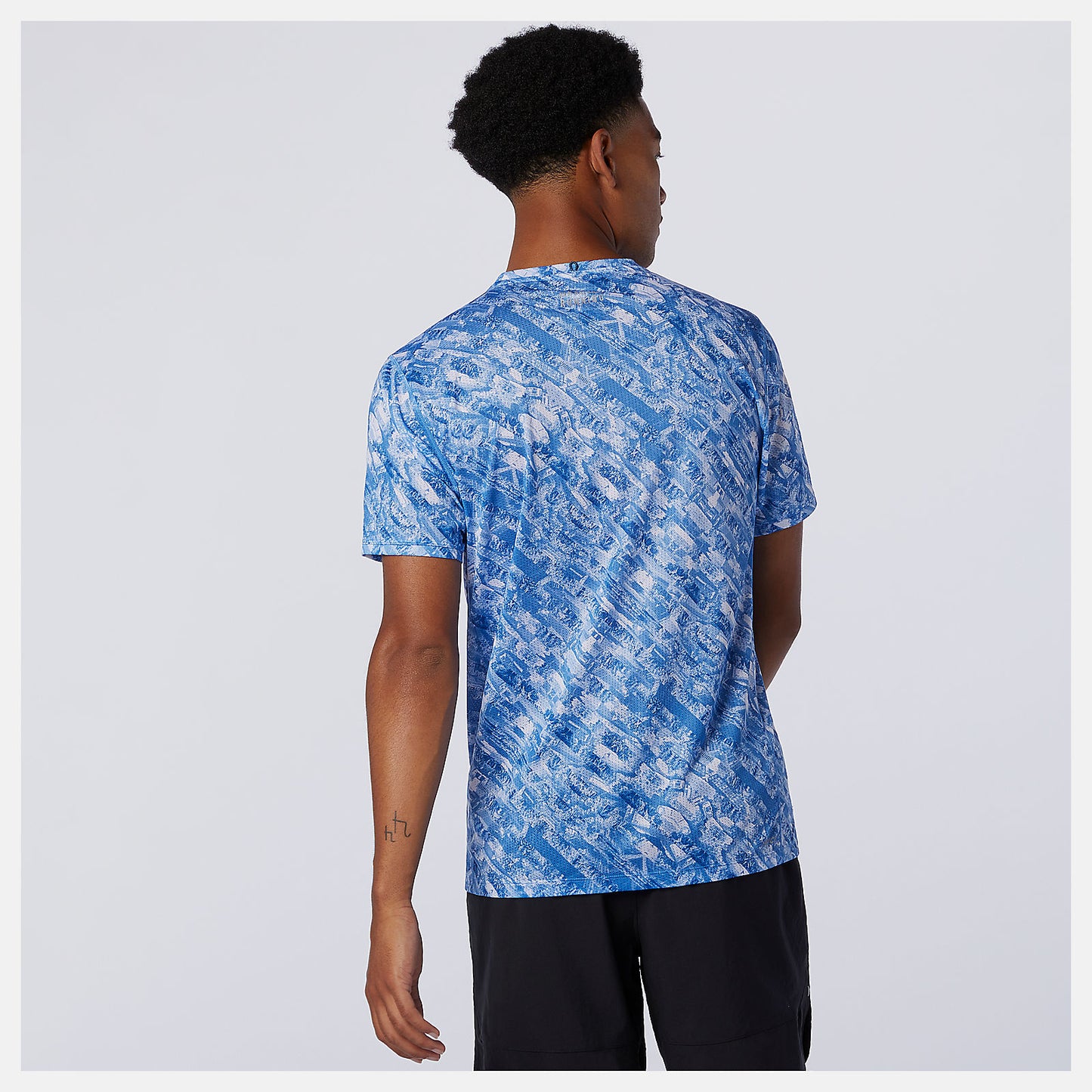 New Balance NYC Marathon Printed Impact Run Short Sleeve