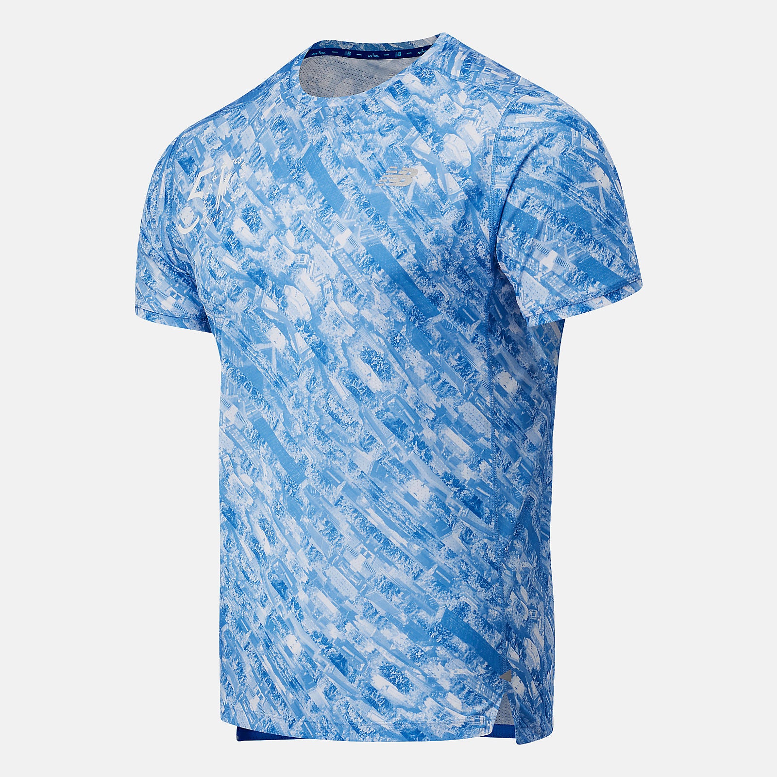 New Balance NYC Marathon Printed Impact Run Short Sleeve