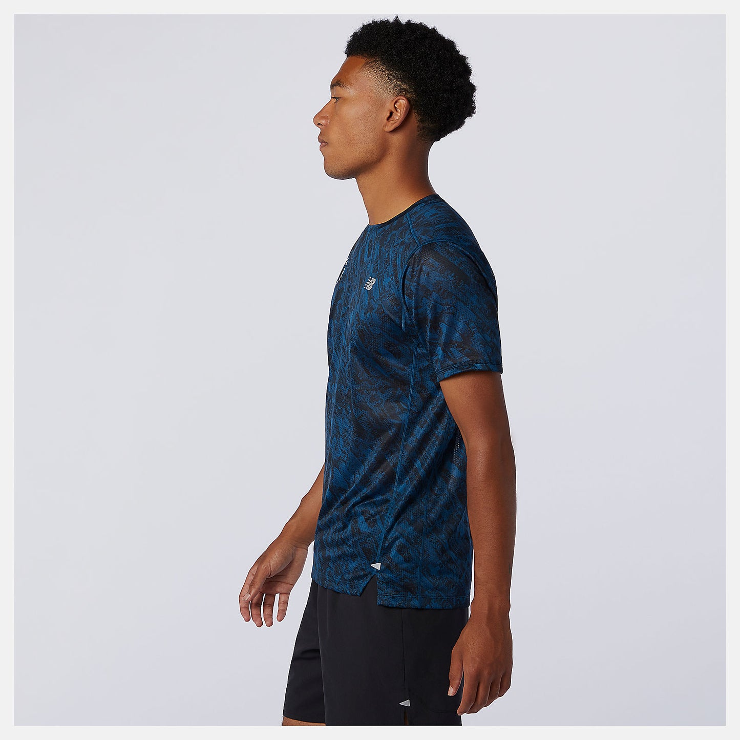 New Balance NYC Marathon Printed Impact Run Short Sleeve