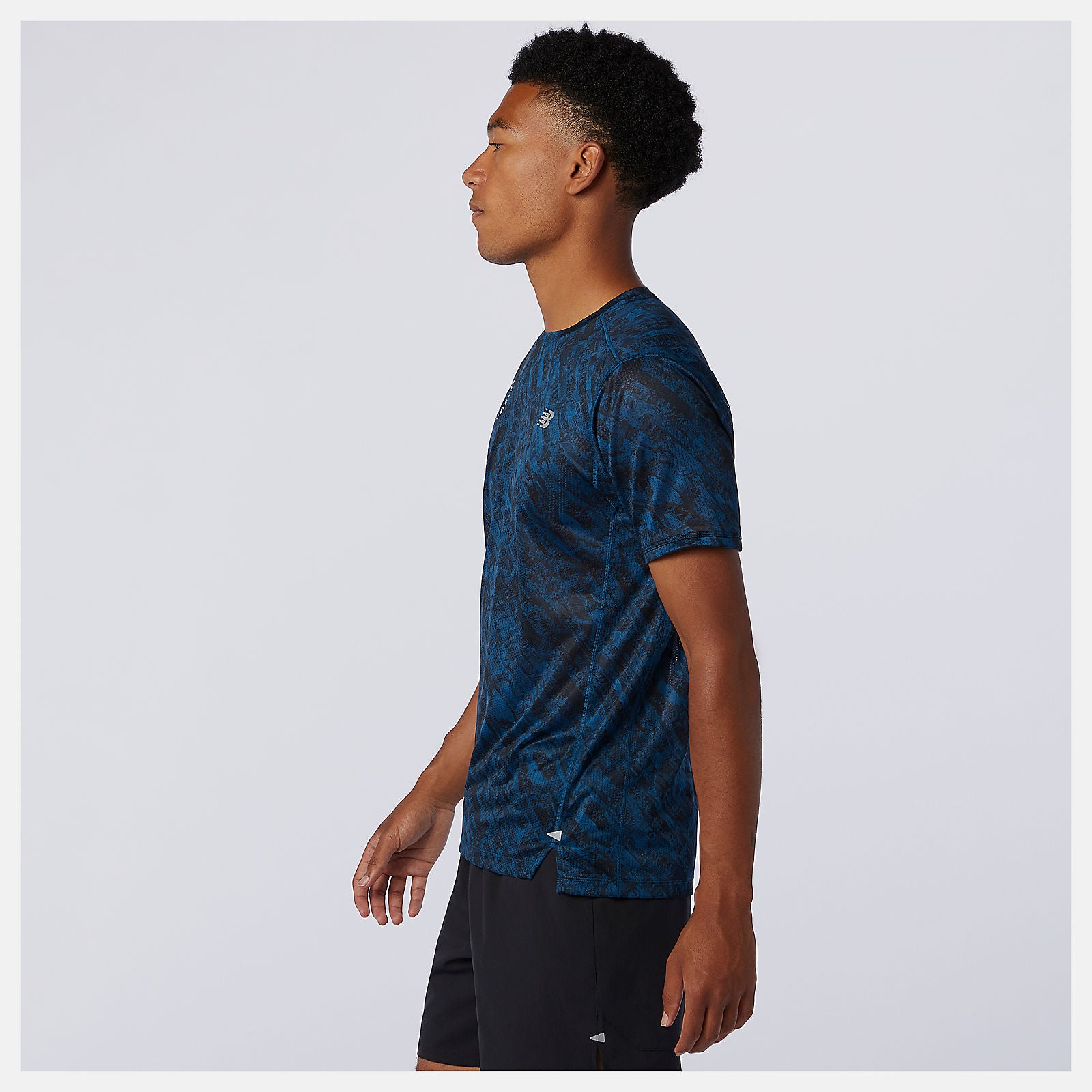 New Balance NYC Marathon Printed Impact Run Short Sleeve