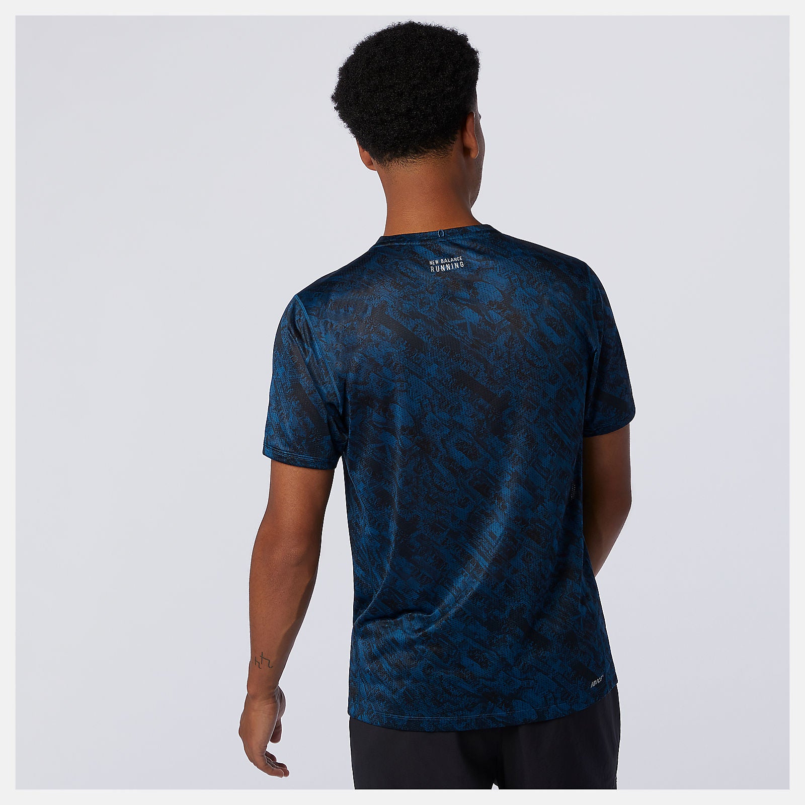 New Balance NYC Marathon Printed Impact Run Short Sleeve