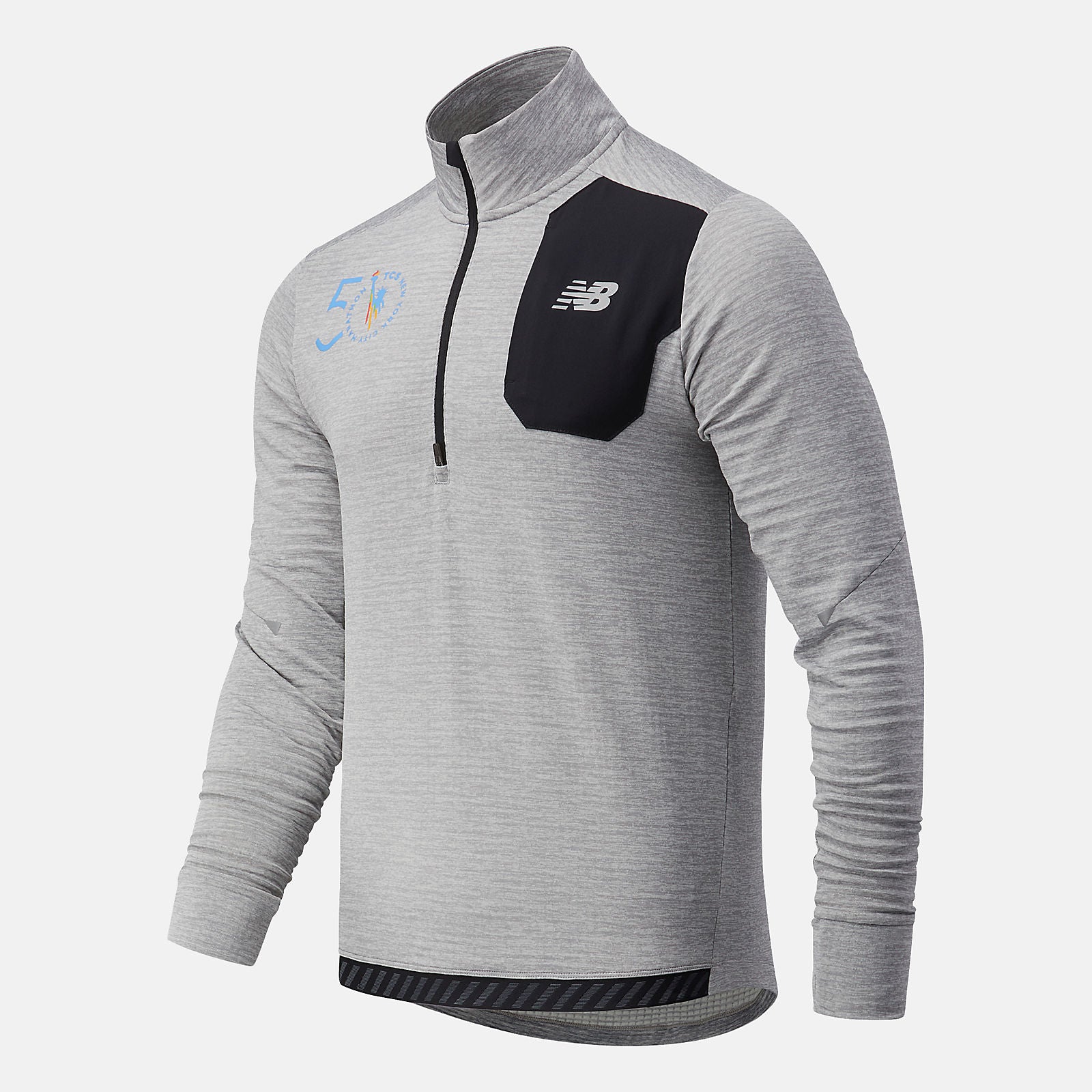 New Balance NYC Marathon Impact Run Grid Back Half Zip