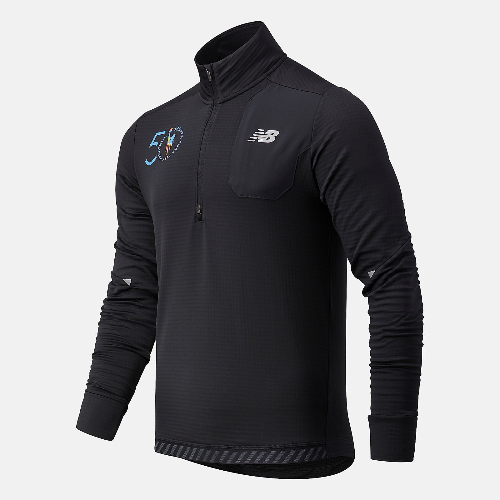 New Balance NYC Marathon Impact Run Grid Back Half Zip
