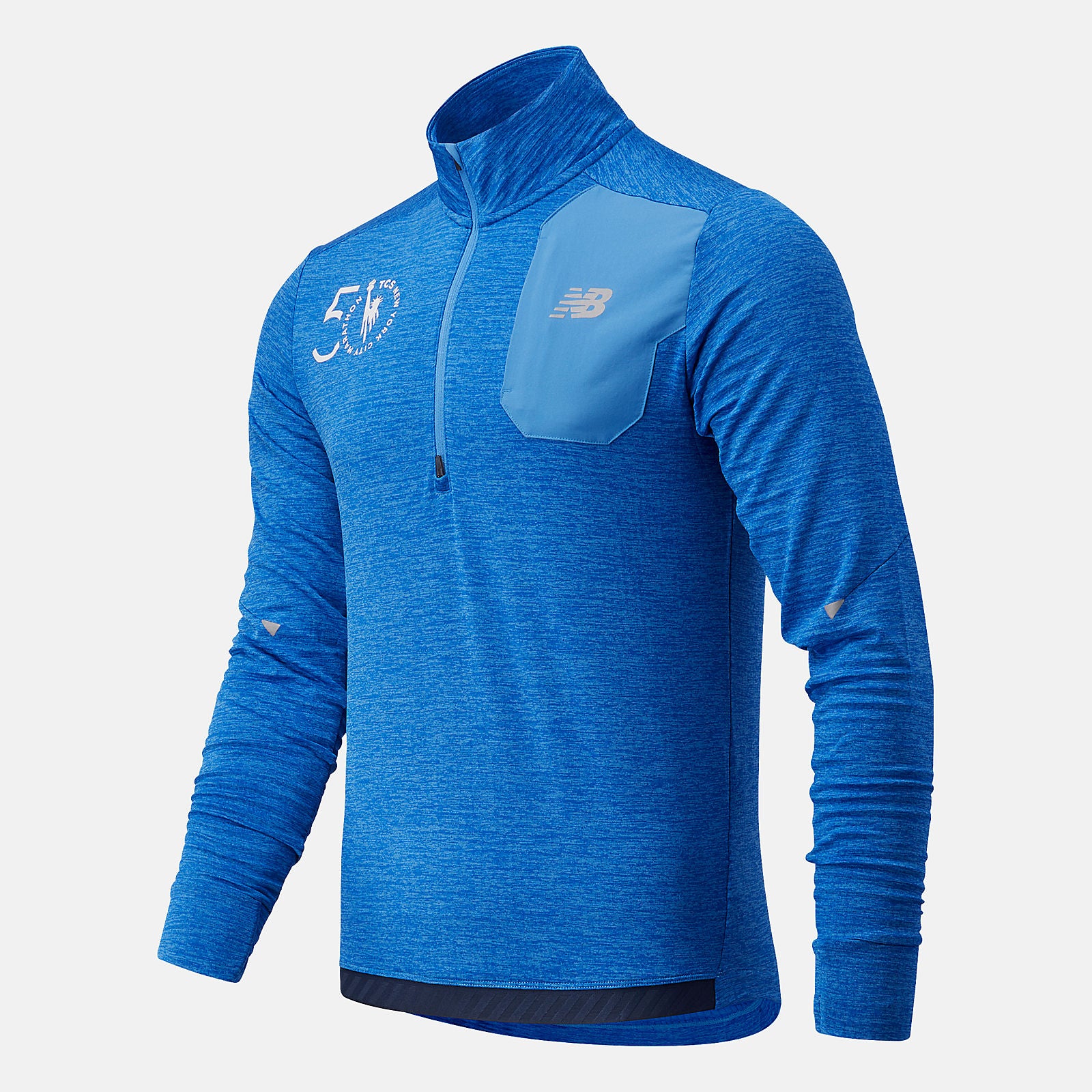 New Balance NYC Marathon Impact Run Grid Back Half Zip