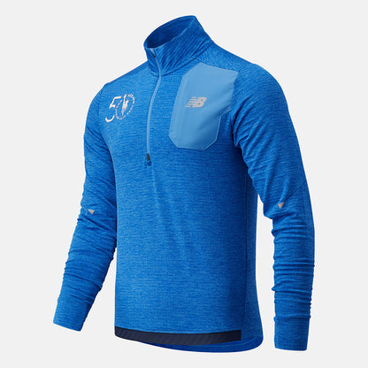 New Balance NYC Marathon Impact Run Grid Back Half Zip