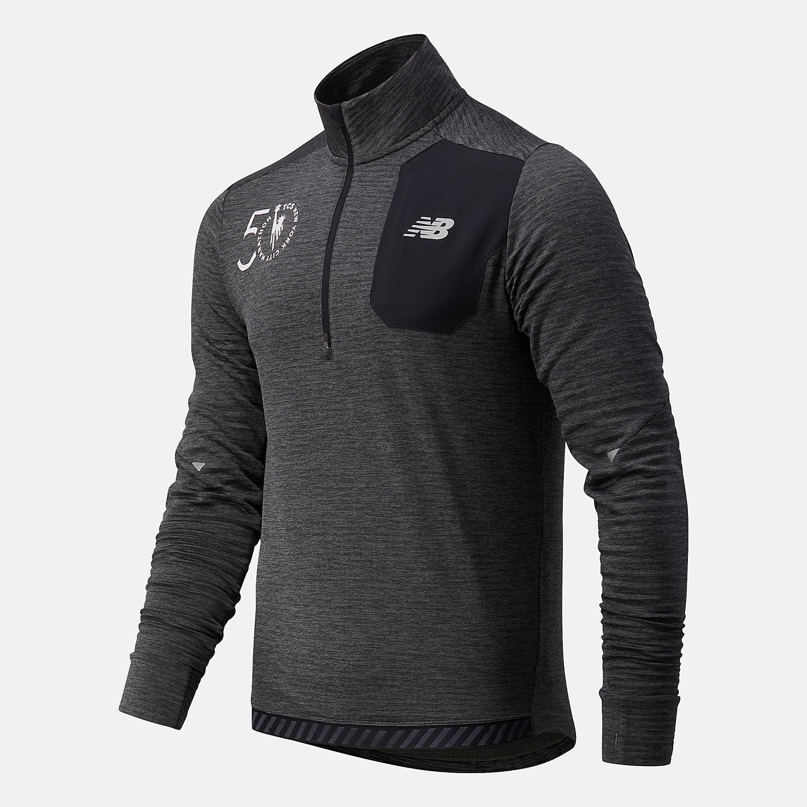 New Balance NYC Marathon Impact Run Grid Back Half Zip