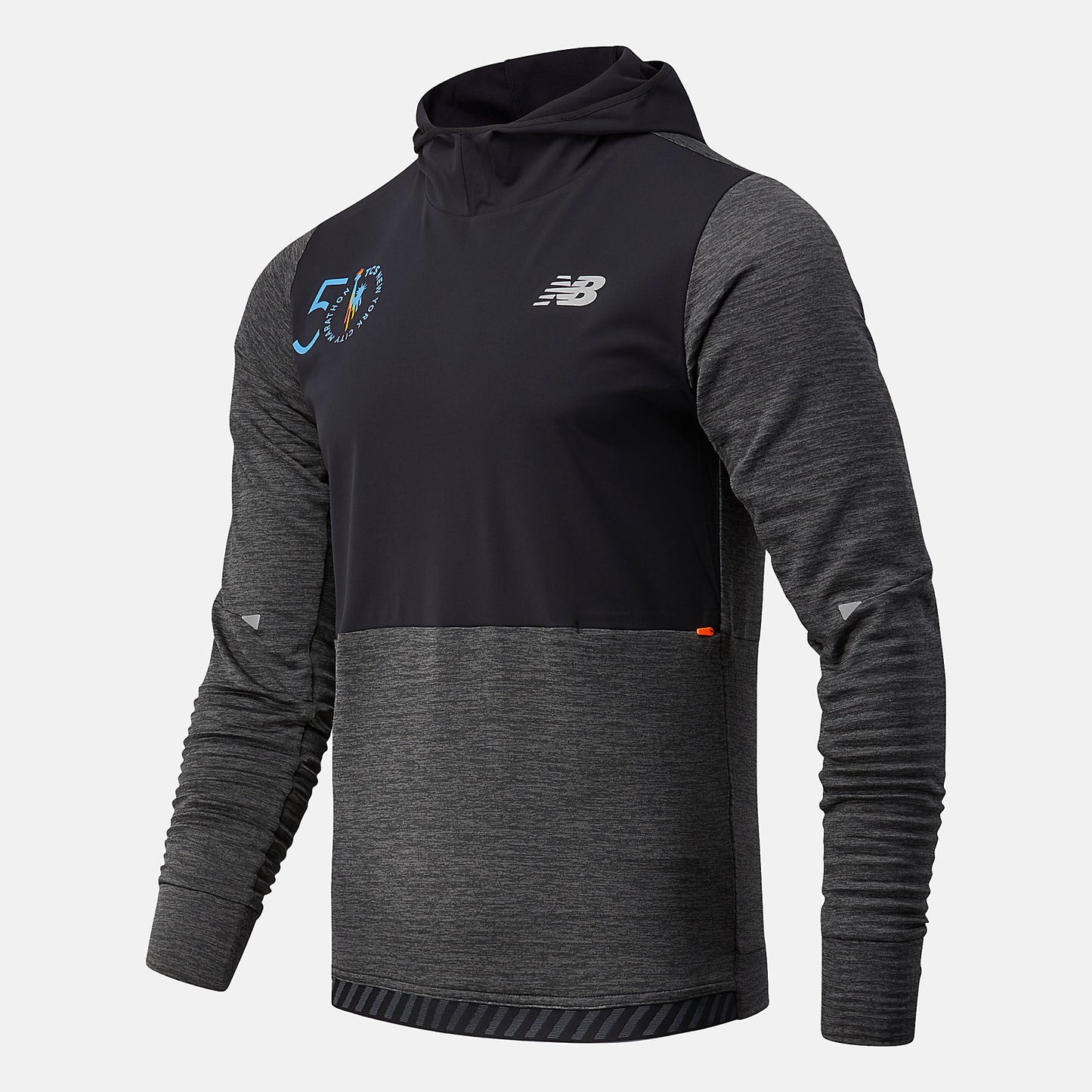 New Balance NYC Marathon Impact Run Grid Back Hoodie