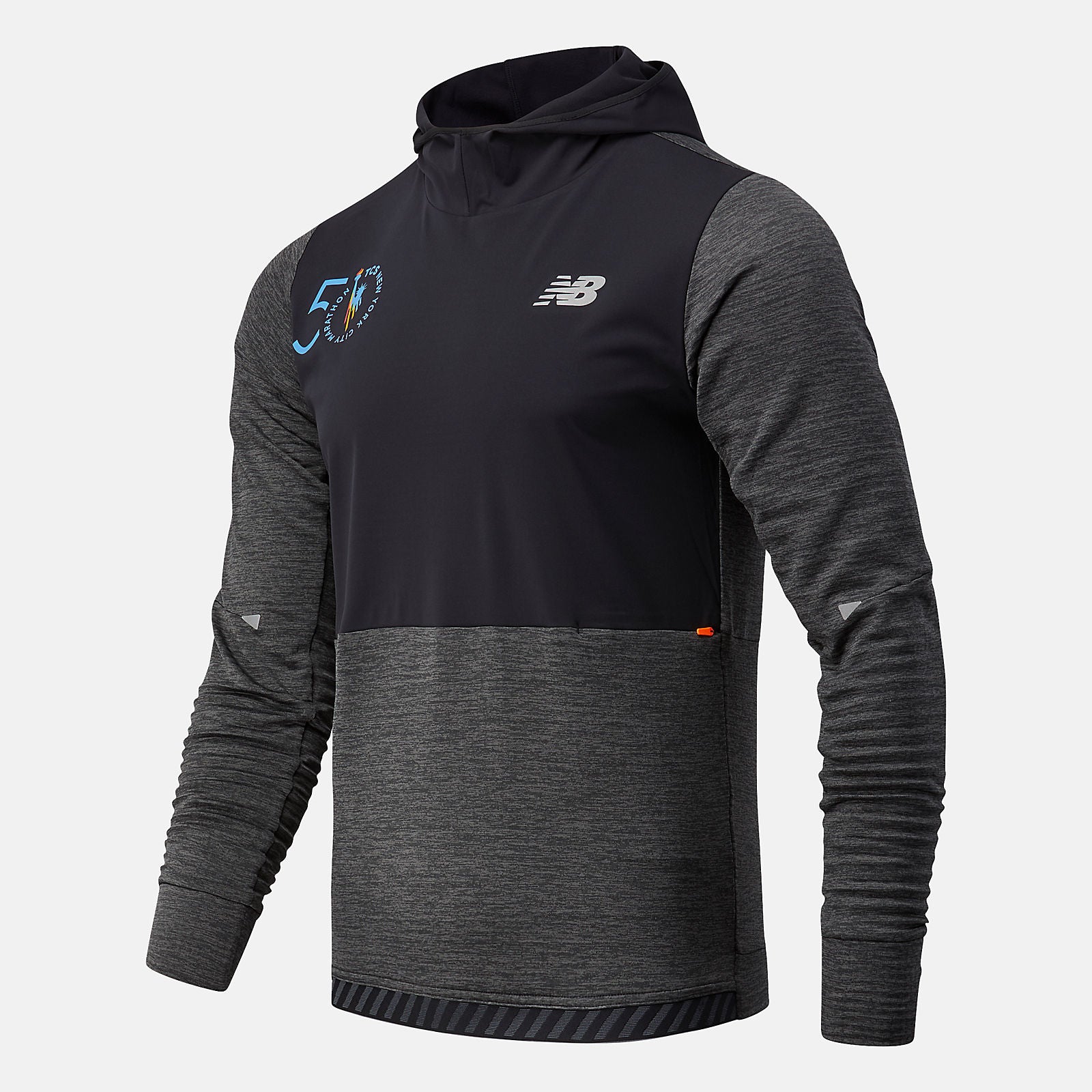 New Balance NYC Marathon Impact Run Grid Back Hoodie