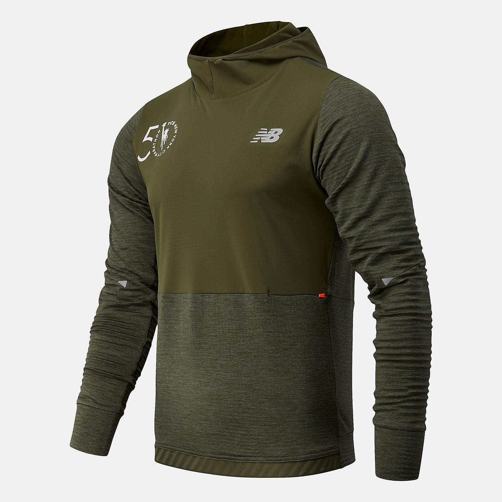 New Balance NYC Marathon Impact Run Grid Back Hoodie