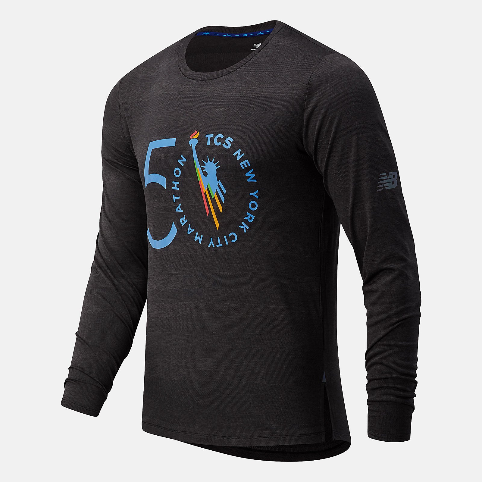 New Balance NYC Marathon Q Speed Fuel Jacquard Long Sleeve