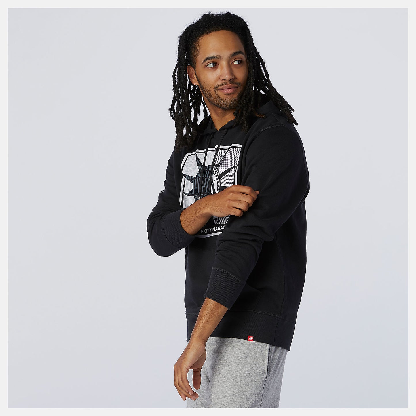 New Balance NYC Marathon Essentials Stacked Logo Po Hoodie