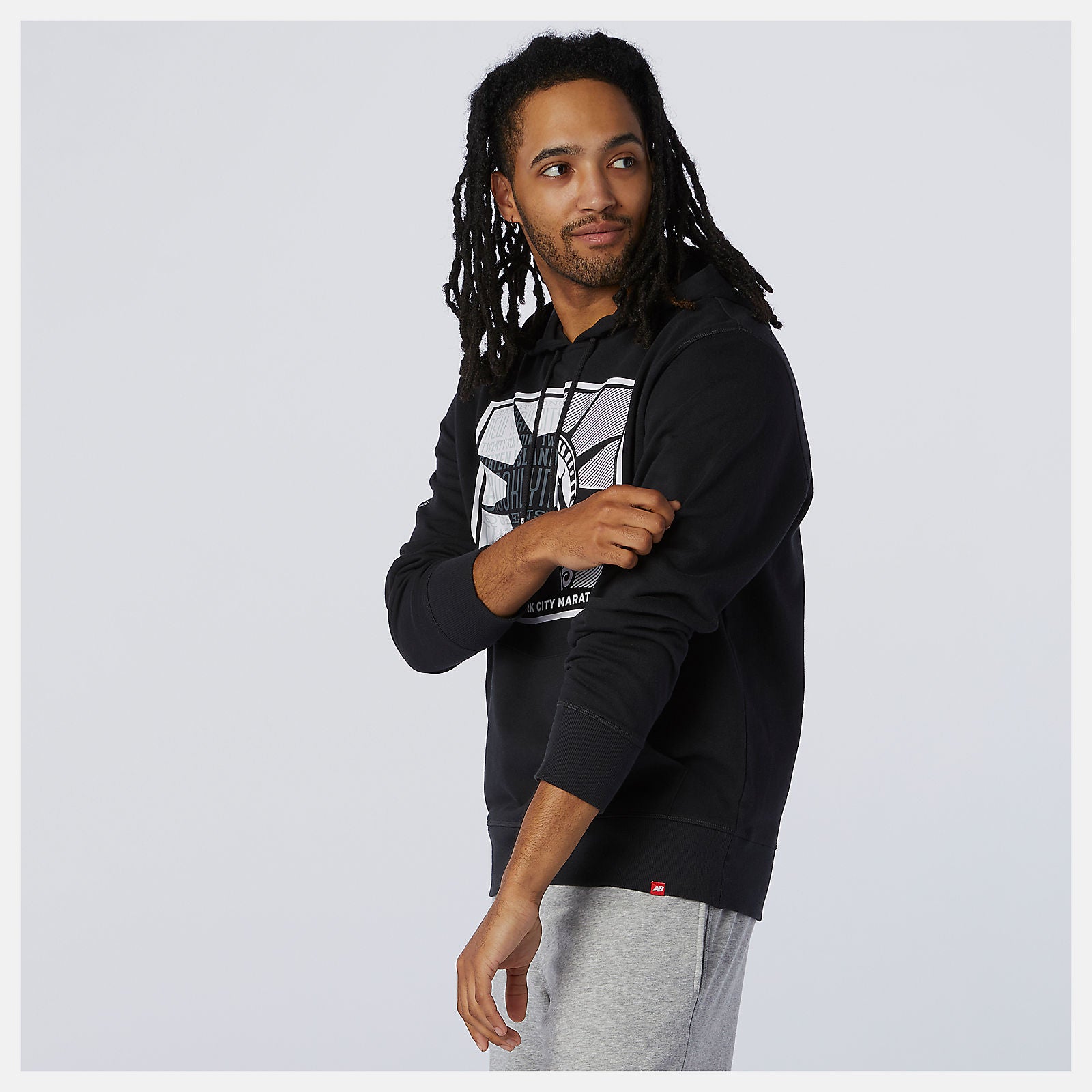 New Balance NYC Marathon Essentials Stacked Logo Po Hoodie