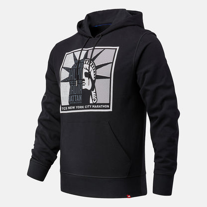 New Balance NYC Marathon Essentials Stacked Logo Po Hoodie
