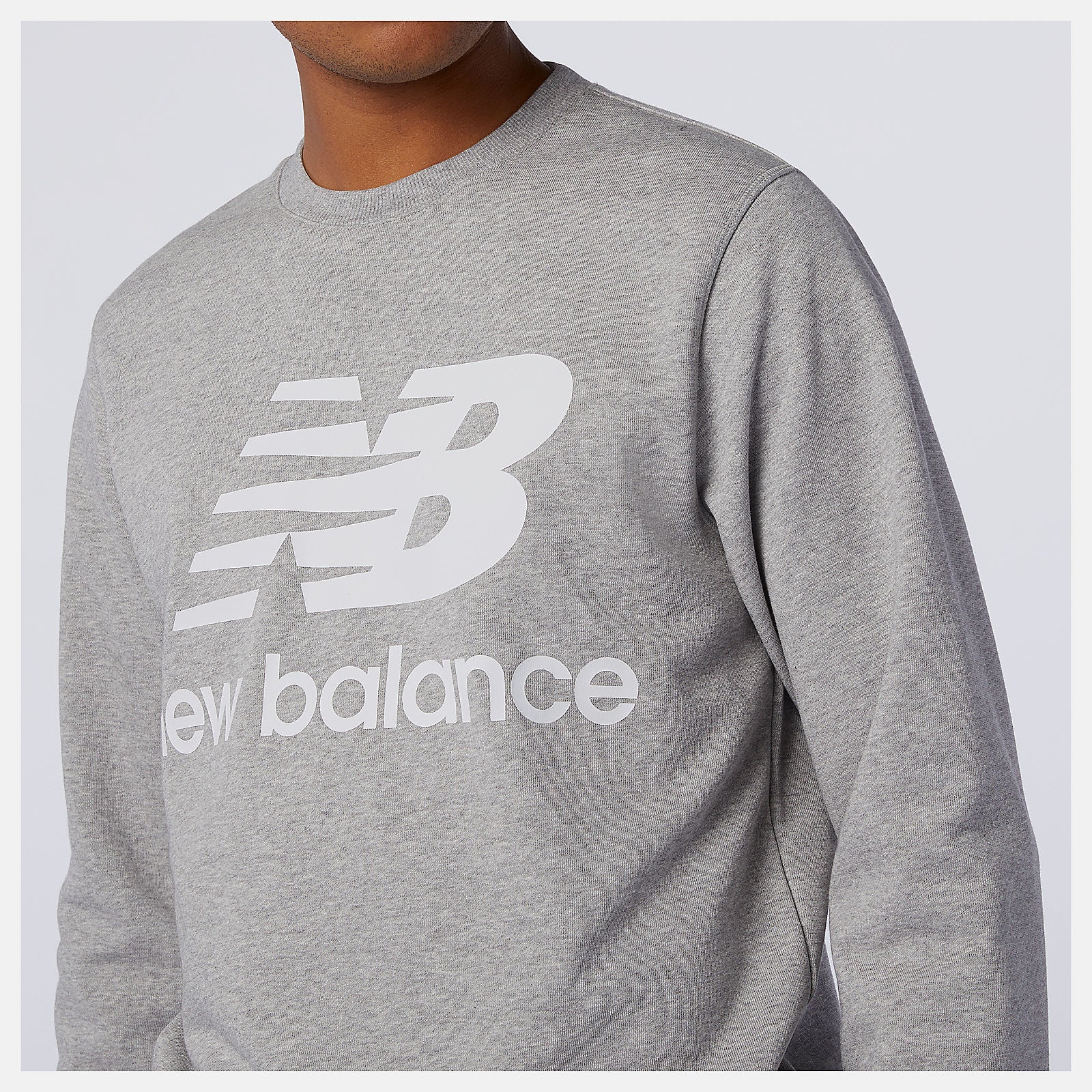 New Balance NB Essentials Stacked Logo Crew