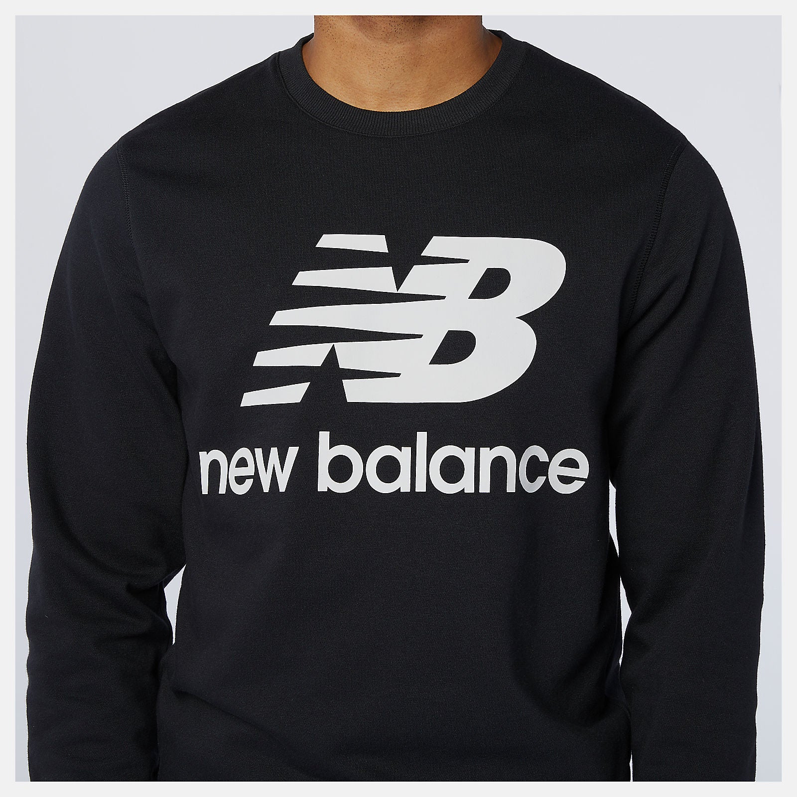 New Balance NB Essentials Stacked Logo Crew