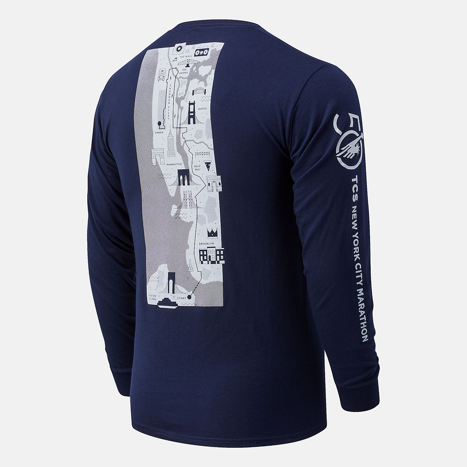 New Balance NYC Marathon Map Long Sleeve