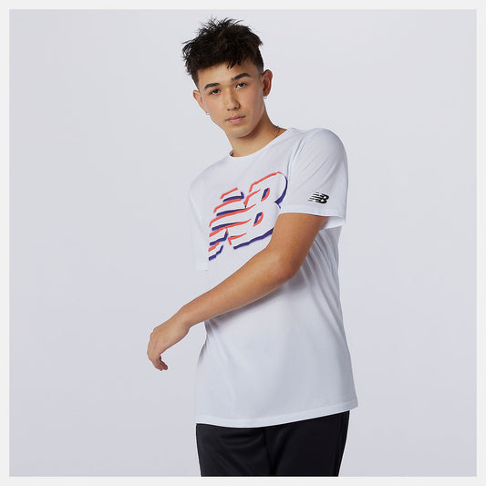 New Balance Graphic Heathertech Tee