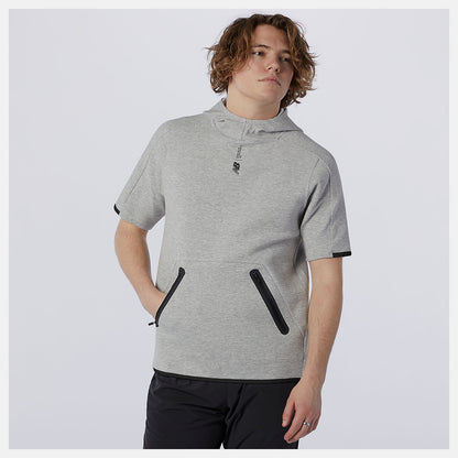 New Balance Fortitech Fleece Short Sleeve Hoodie