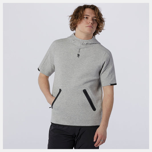 New Balance Fortitech Fleece Short Sleeve Hoodie