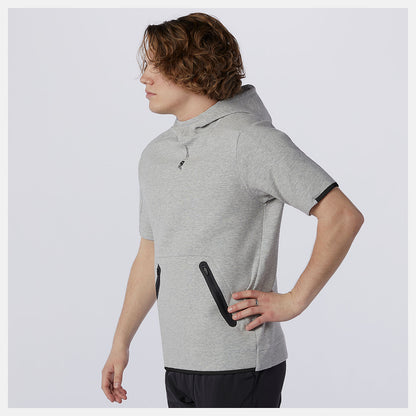 New Balance Fortitech Fleece Short Sleeve Hoodie
