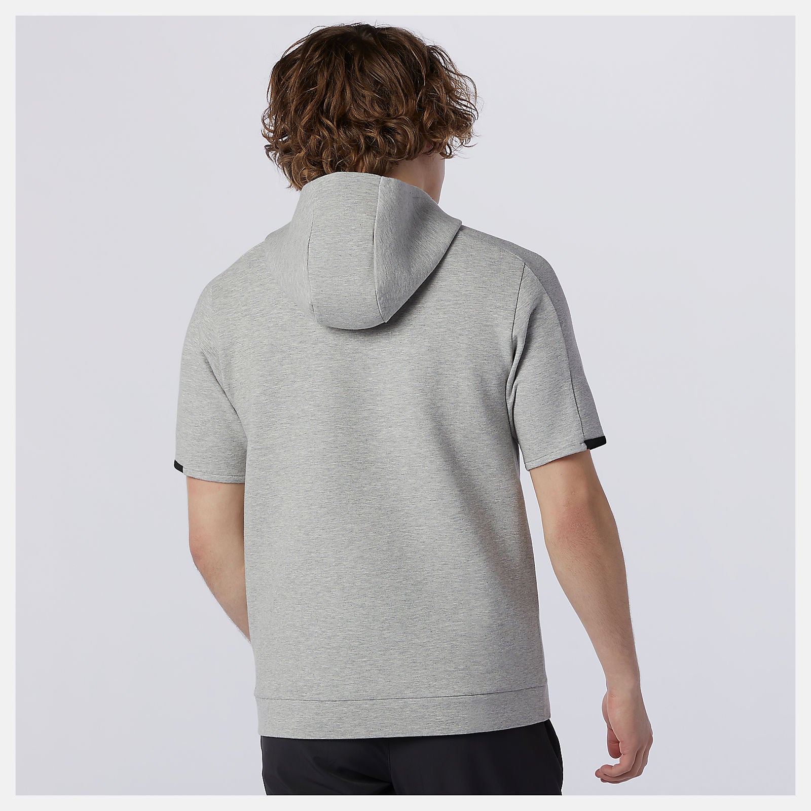 New Balance Fortitech Fleece Short Sleeve Hoodie