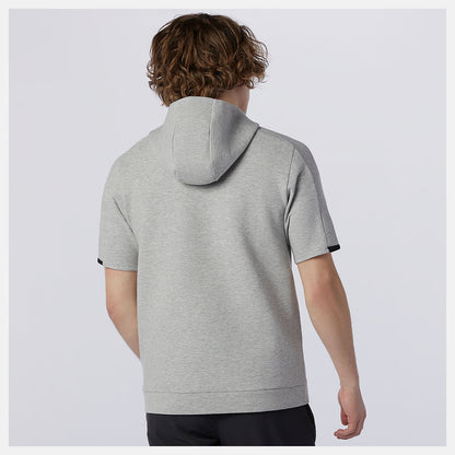 New Balance Fortitech Fleece Short Sleeve Hoodie