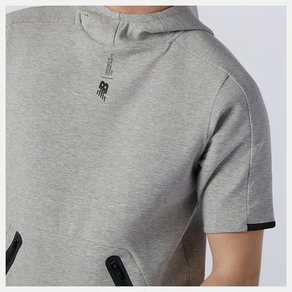 New Balance Fortitech Fleece Short Sleeve Hoodie