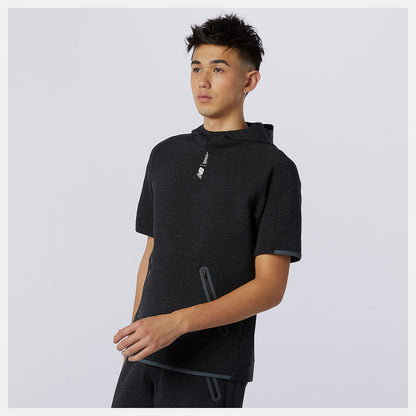 New Balance Fortitech Fleece Short Sleeve Hoodie