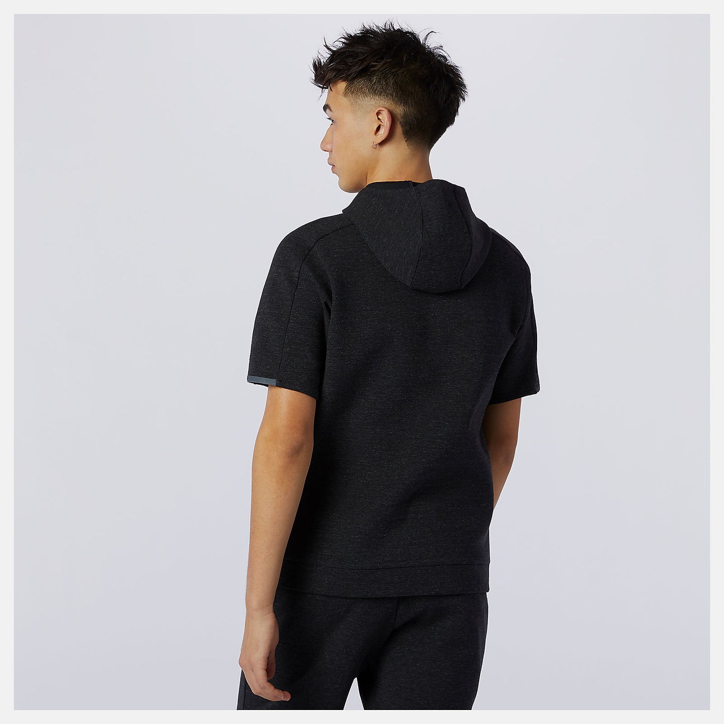 New Balance Fortitech Fleece Short Sleeve Hoodie