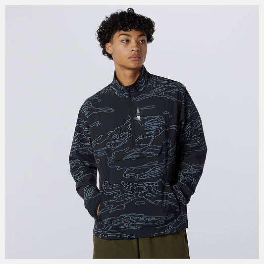 New Balance Fortitech Printed Woven Pullover