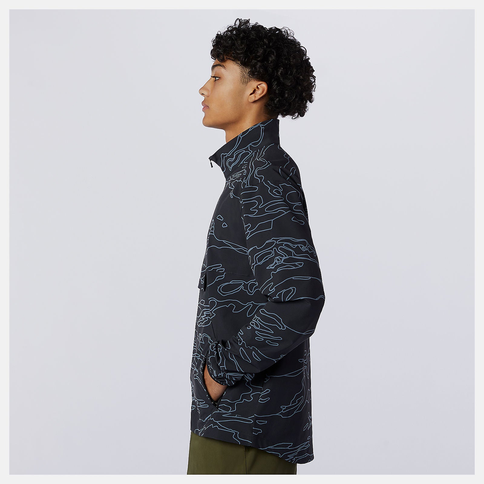 New Balance Fortitech Printed Woven Pullover