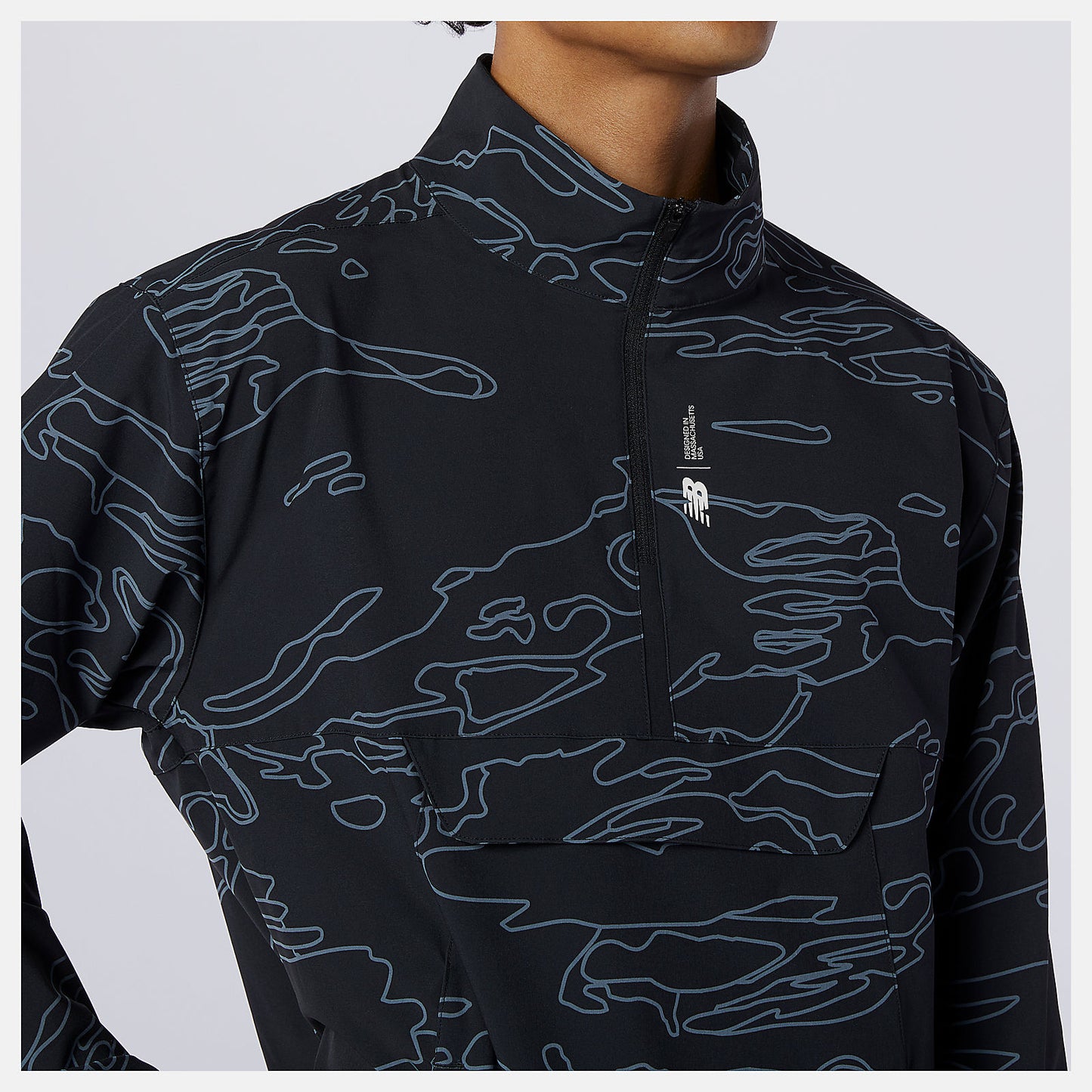 New Balance Fortitech Printed Woven Pullover