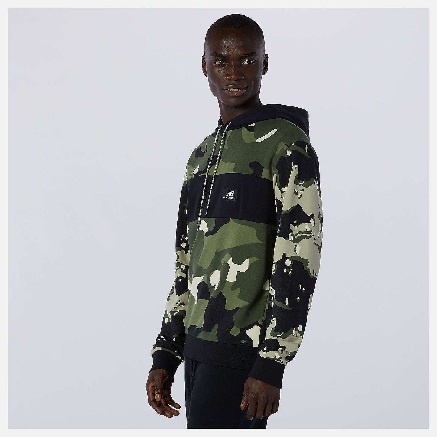 New Balance NB Essentials Fleece Camo Hoodie