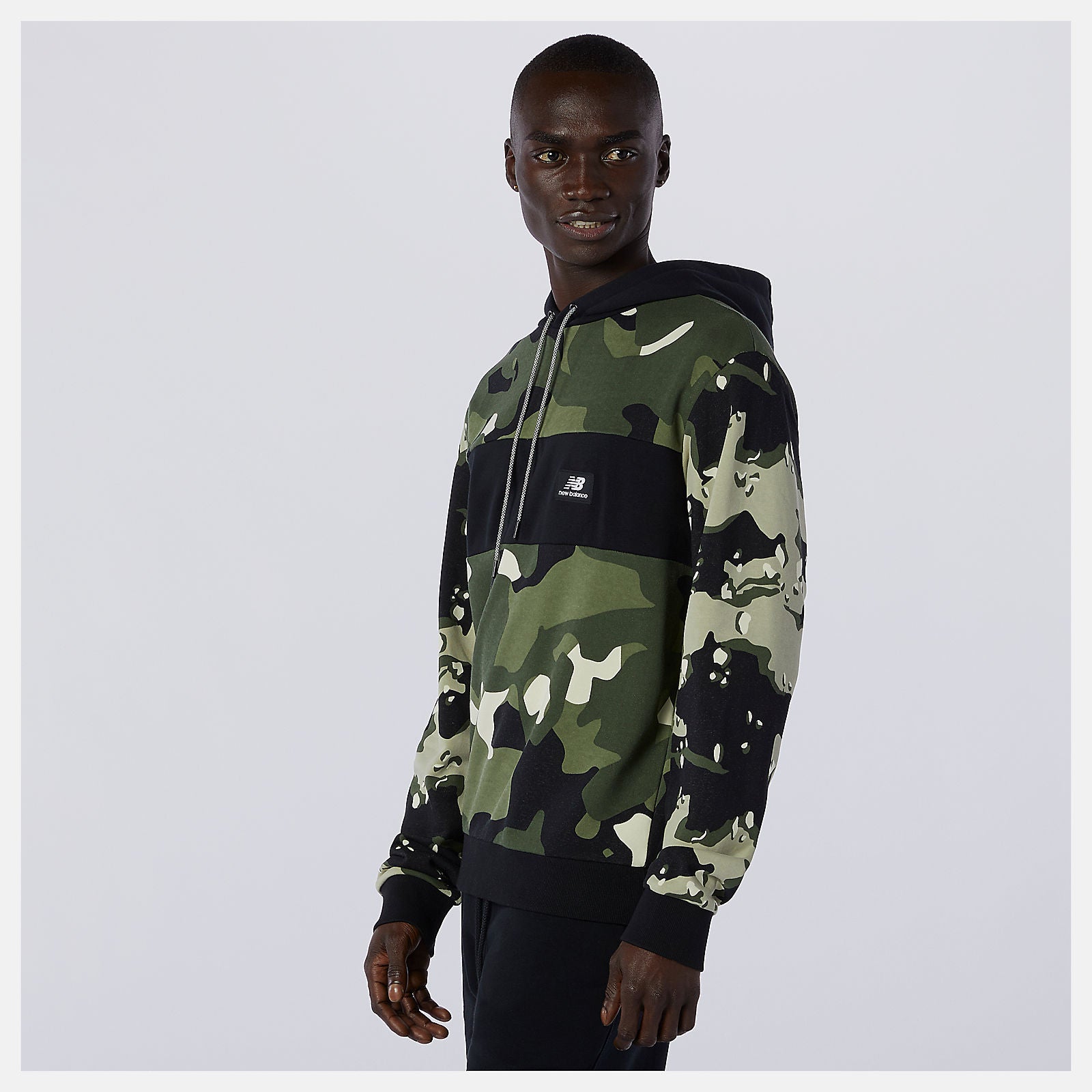 New Balance NB Essentials Fleece Camo Hoodie