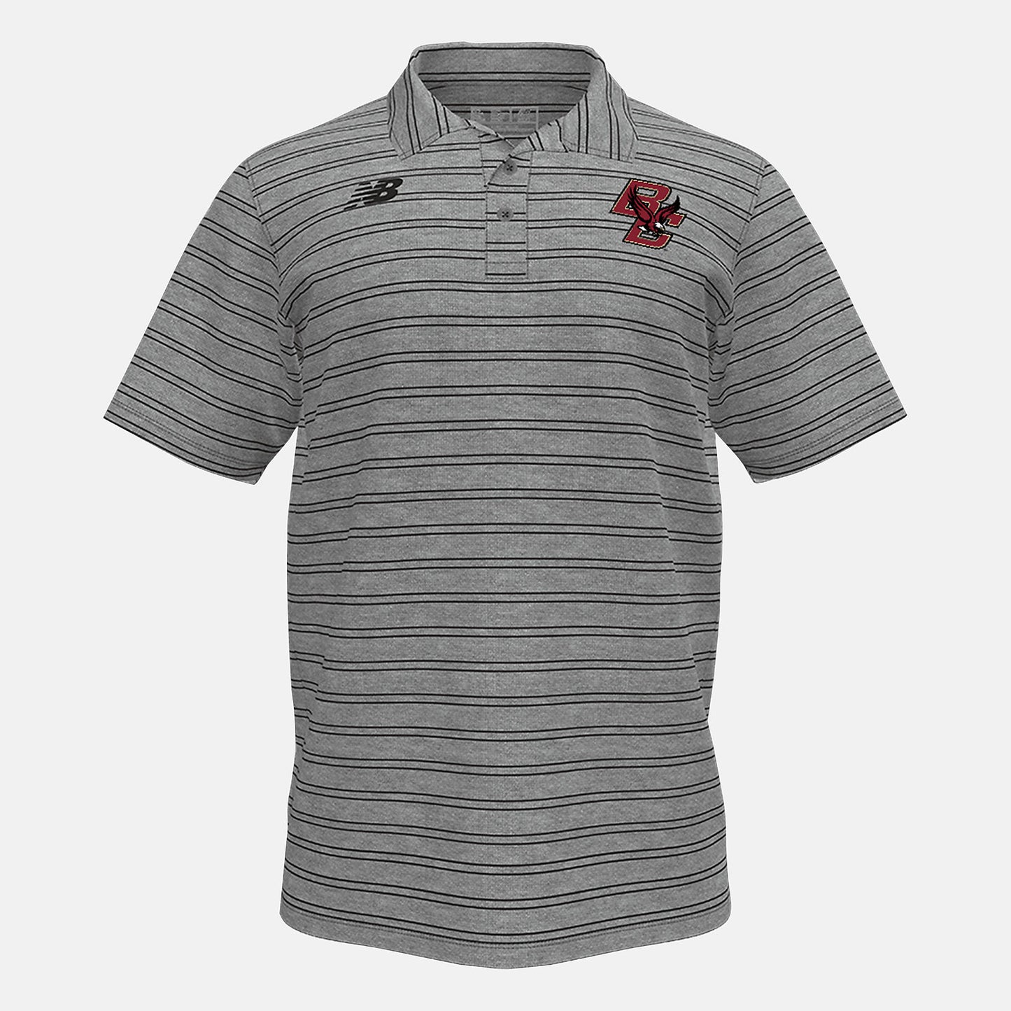 New Balance Stripe Polo(Boston College)