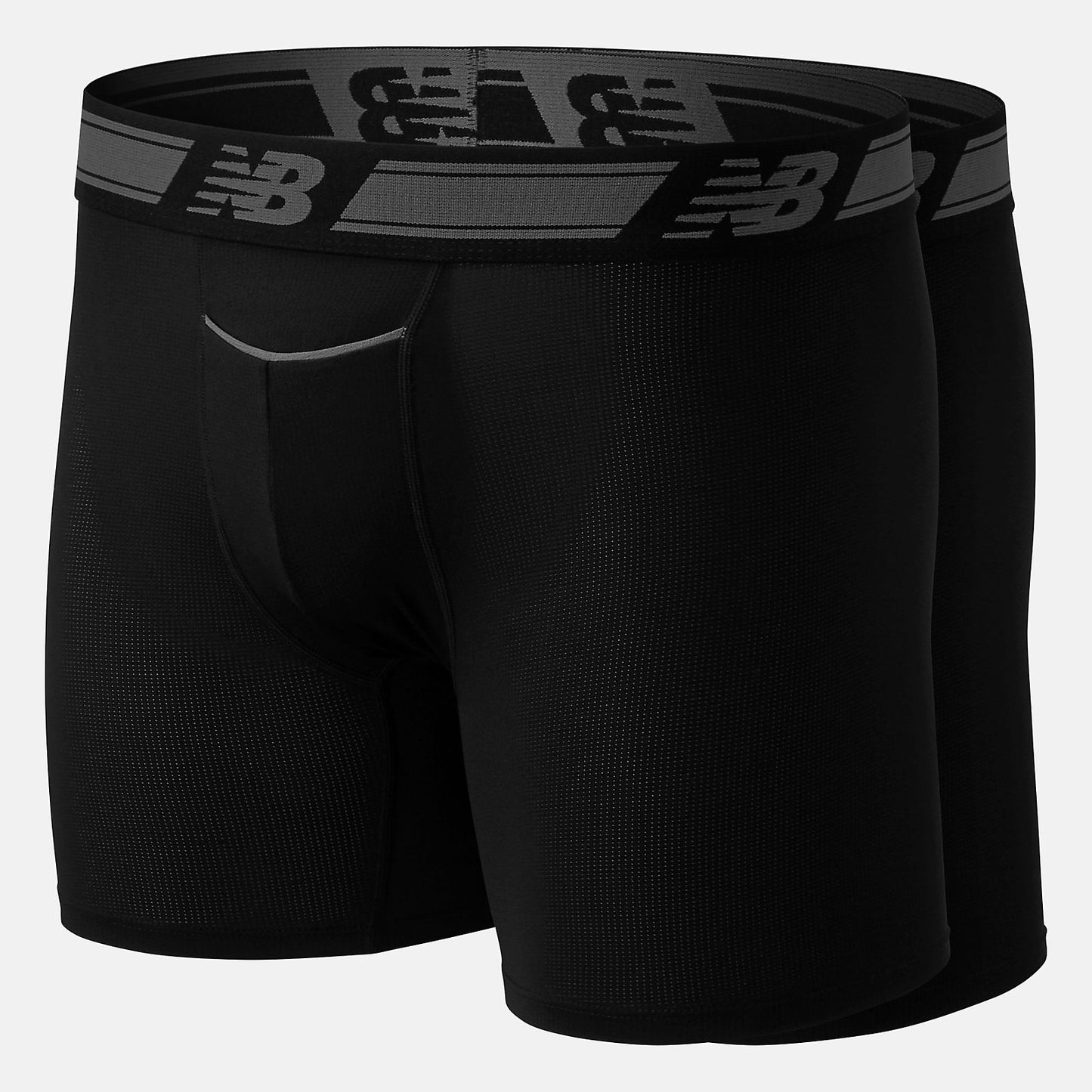 New Balance Men Mesh 6 Inch Boxer Brief 2 Pack