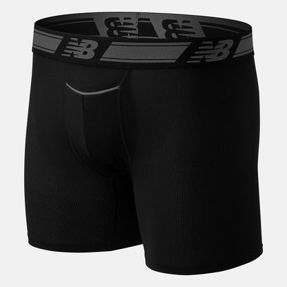 New Balance Men Mesh 6 Inch Boxer Brief 2 Pack