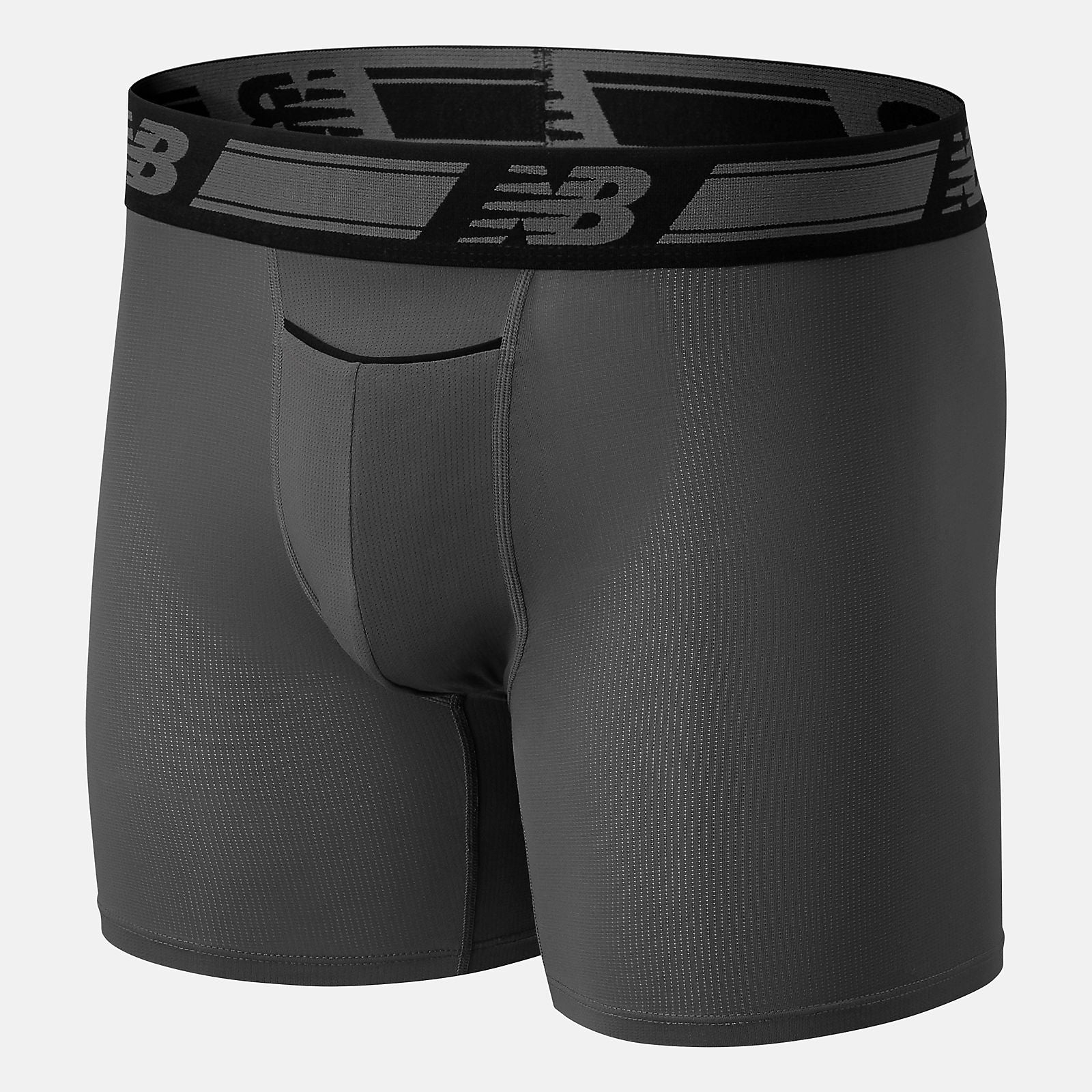 New Balance Men Mesh 6 Inch Boxer Brief 2 Pack