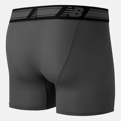 New Balance Men Mesh 6 Inch Boxer Brief 2 Pack