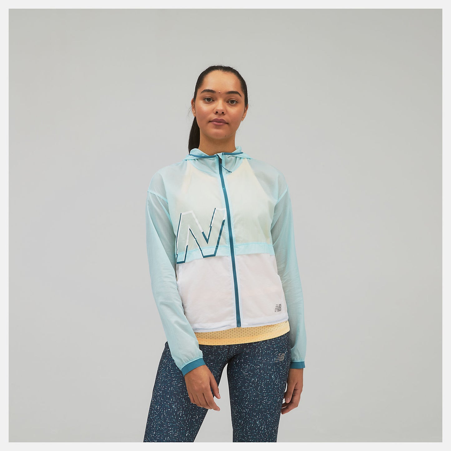 New Balance Printed Impact Run Light Pack Jacket