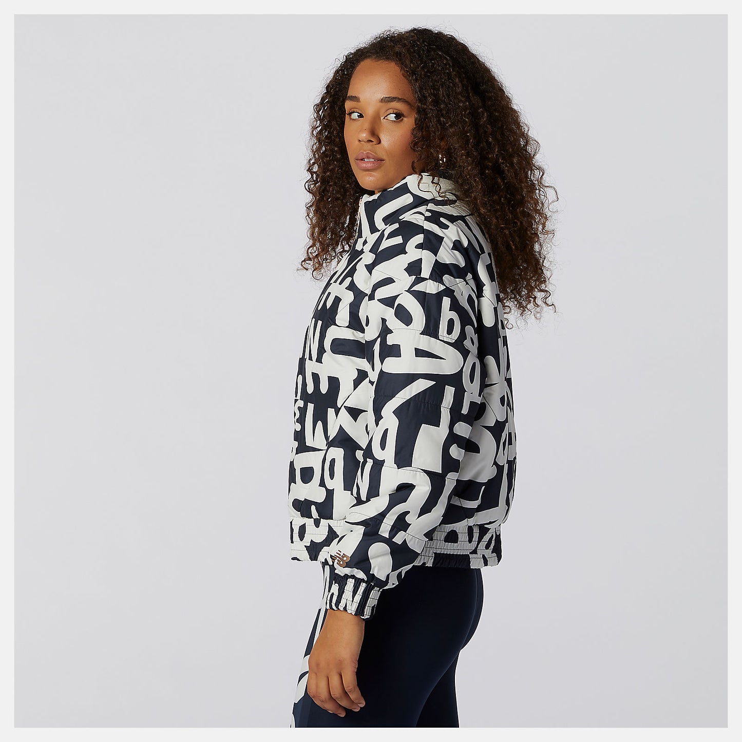New Balance Determination Packable Printed Quilted Jacket