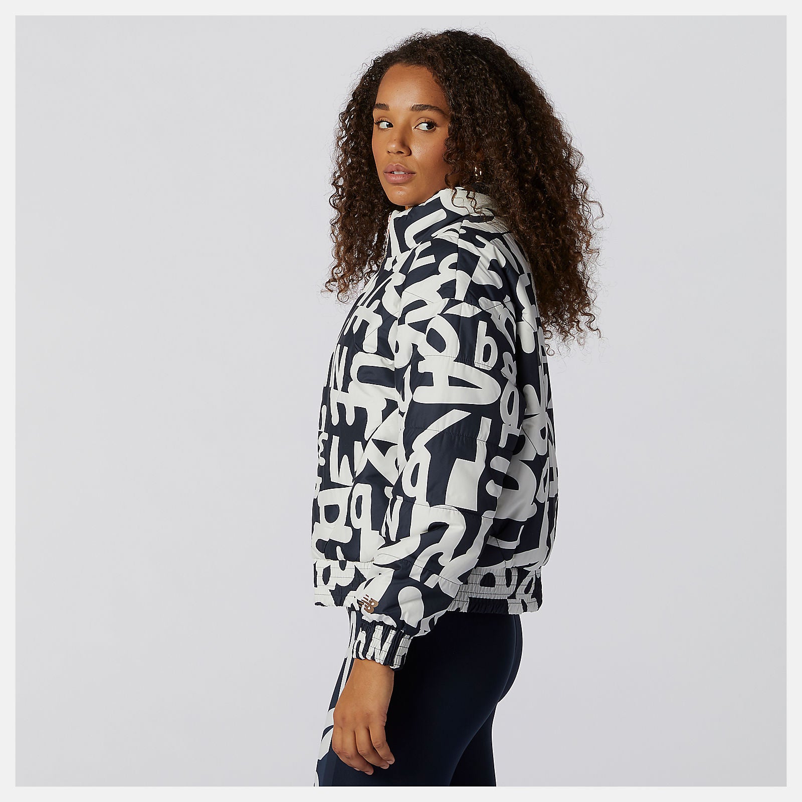 New Balance Determination Packable Printed Quilted Jacket